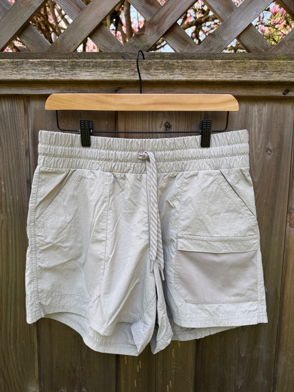 Grey Stone Athletic Drawstring Shorts for Women